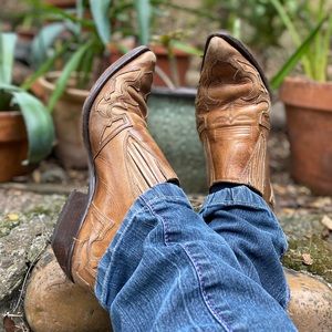 Brown Leather Ankle Boots